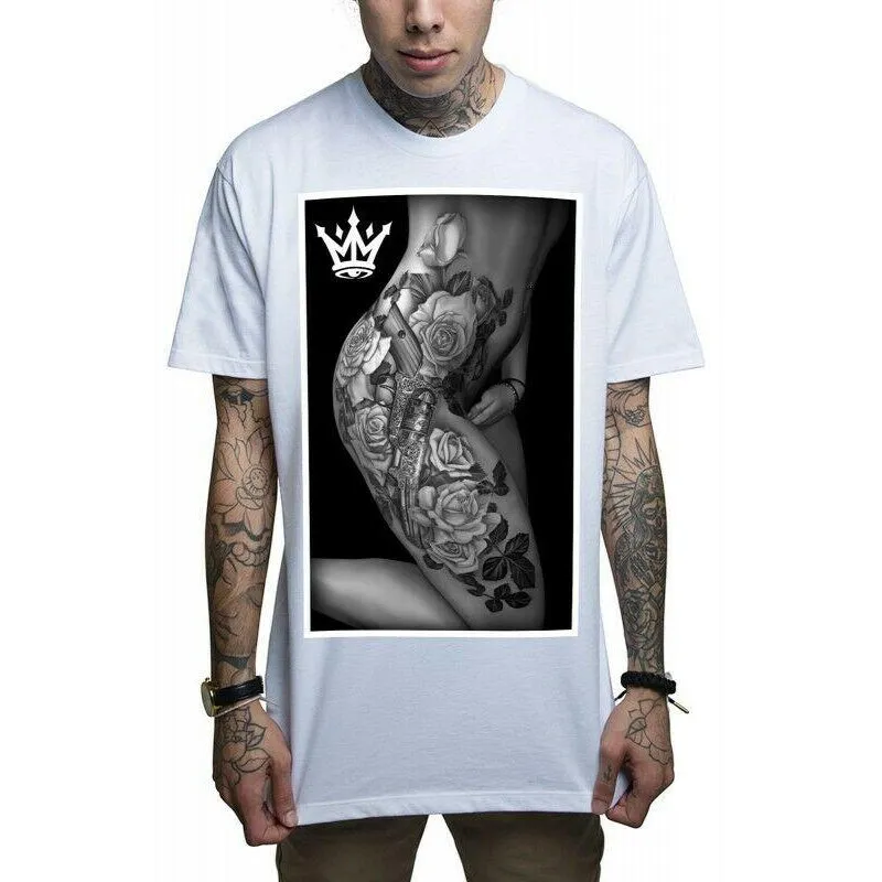 Body Art White Mens T-Shirt