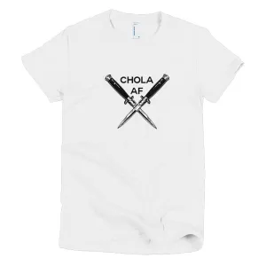 Chola AF switchblade Short sleeve women's t-shirt