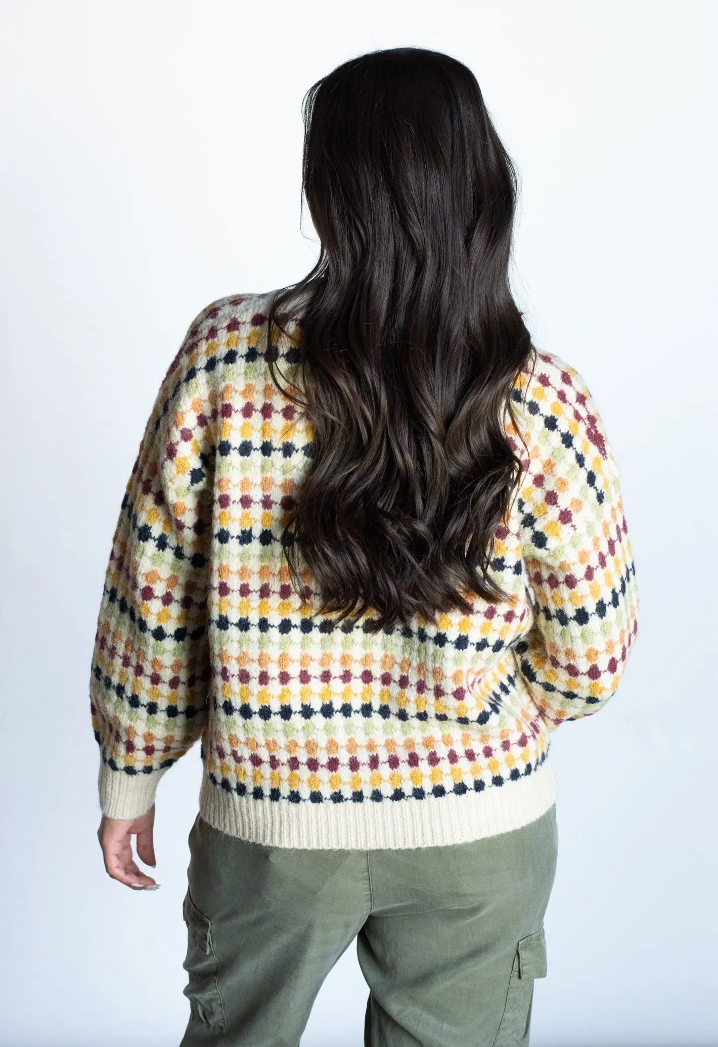 Close To Heart Multicolored Boyfriend Cardigan
