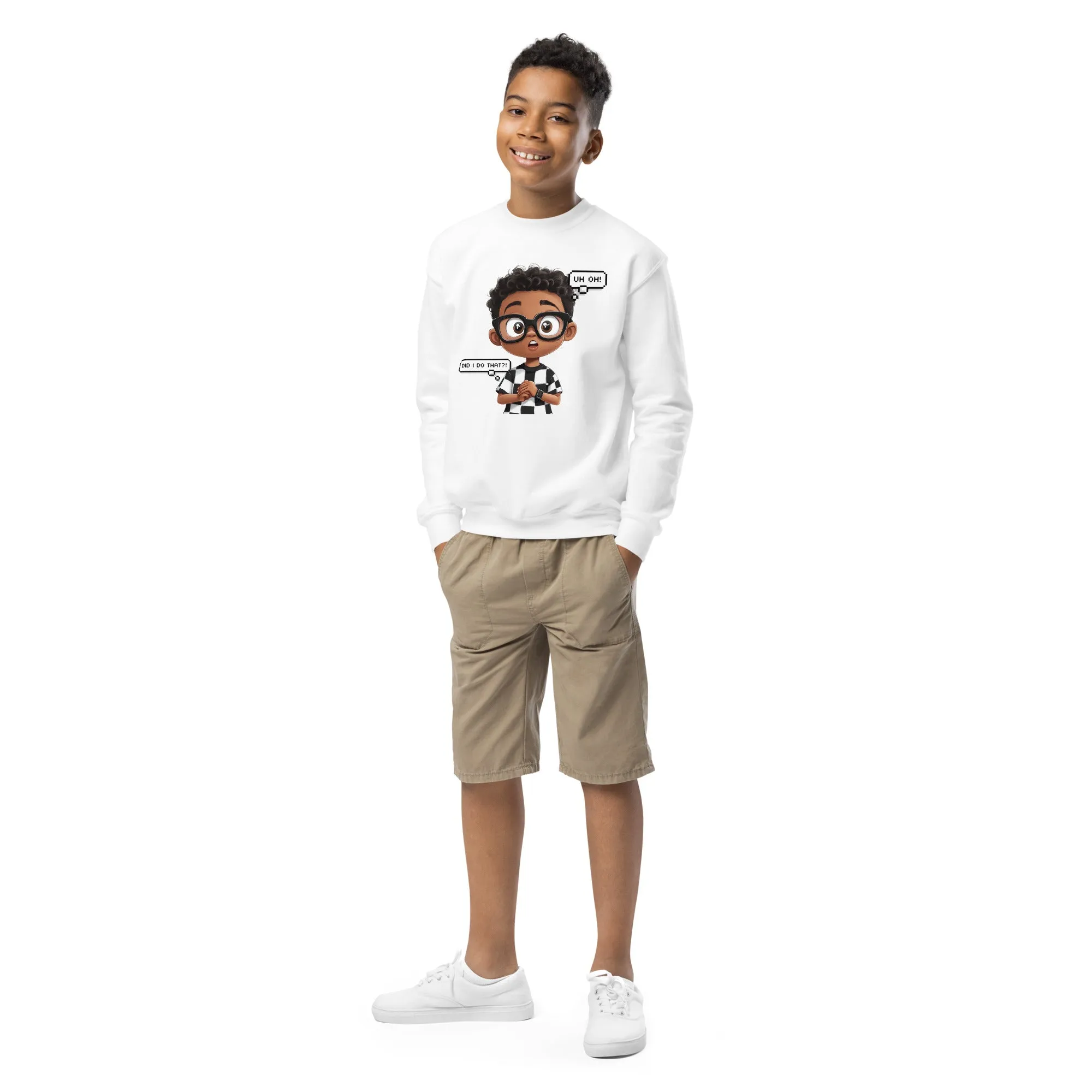 DUO MODERN "Oops Mode" Youth Unisex Sweatshirt