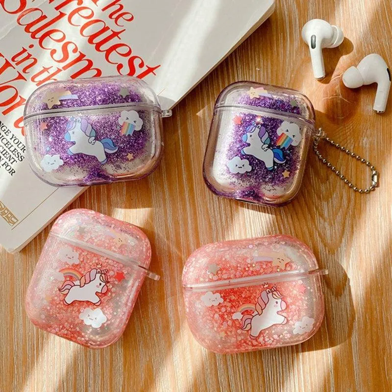 Glitter Unicorn AirPods Case