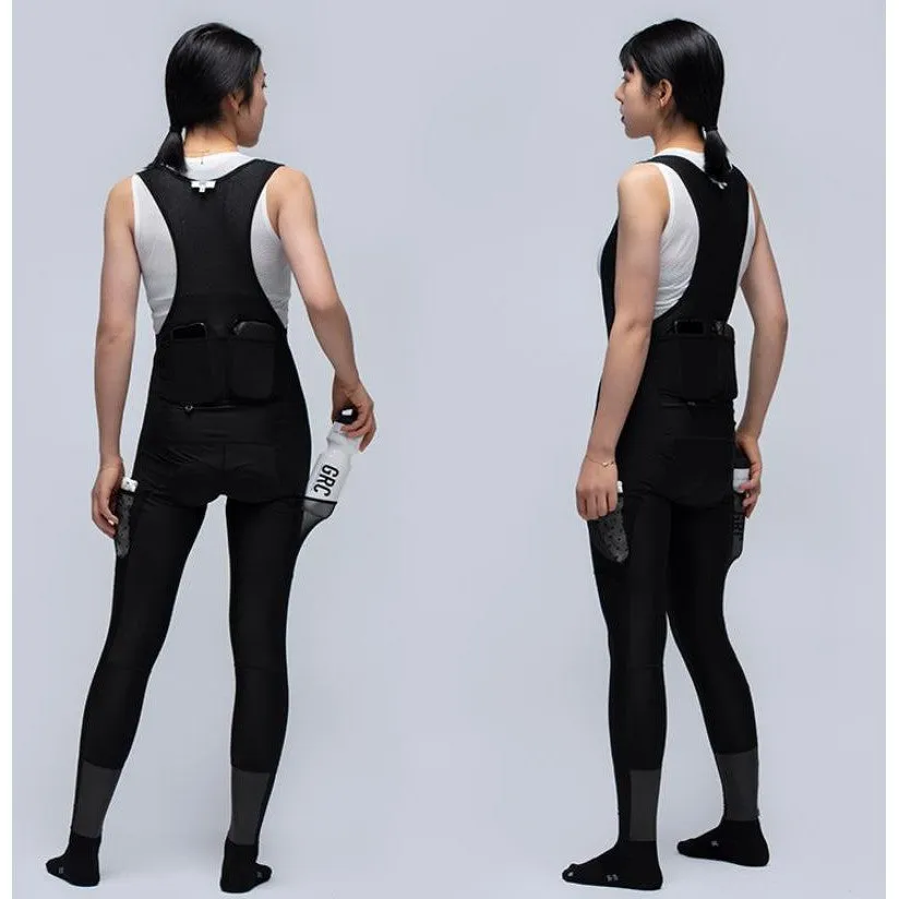 GRC SS20 Women Cycling Bib Tights Utility Reflective Black M size