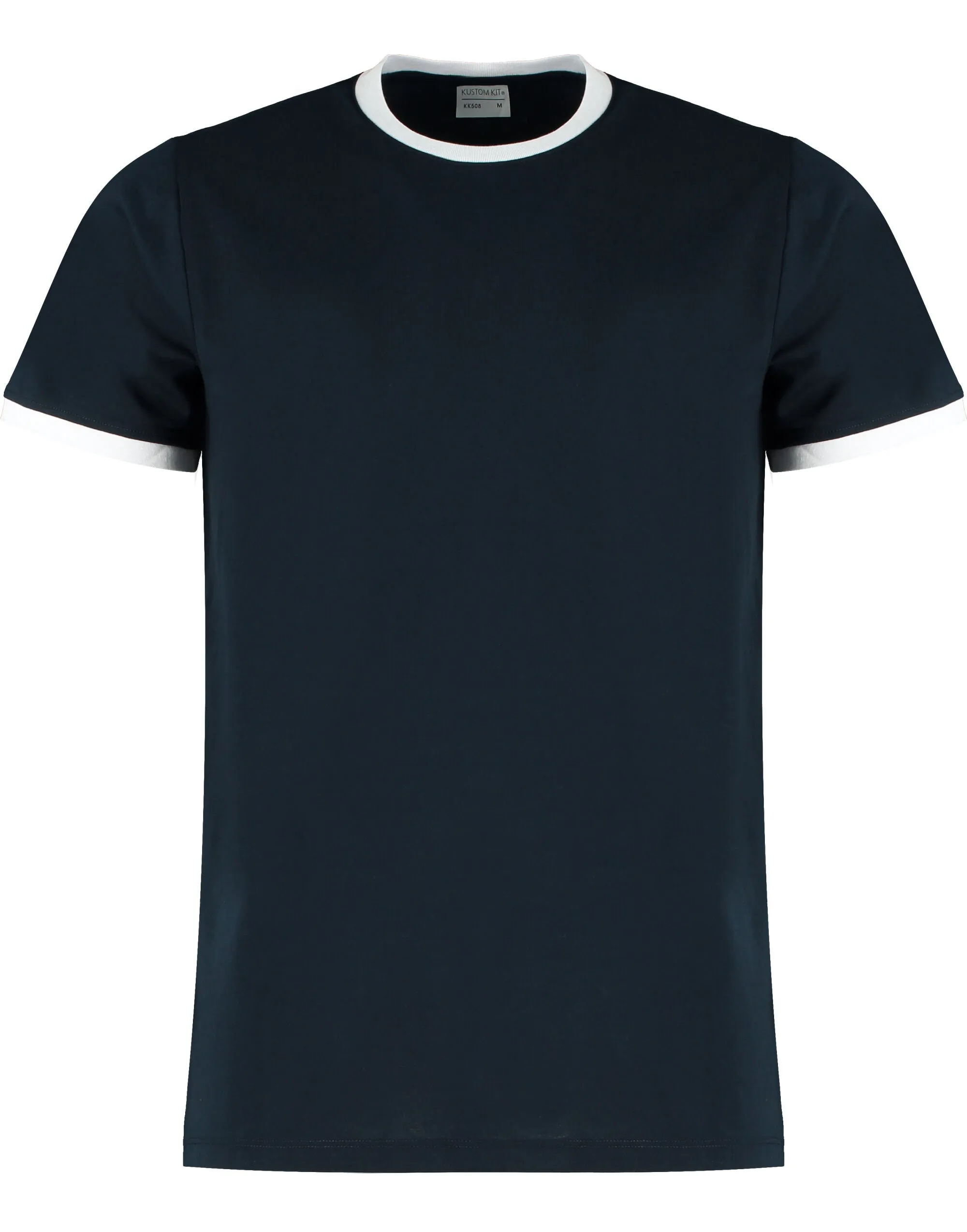 KK508 Kustom Kit Mens Fashion Fit Ringer Tee