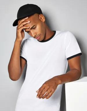 KK508 Kustom Kit Mens Fashion Fit Ringer Tee