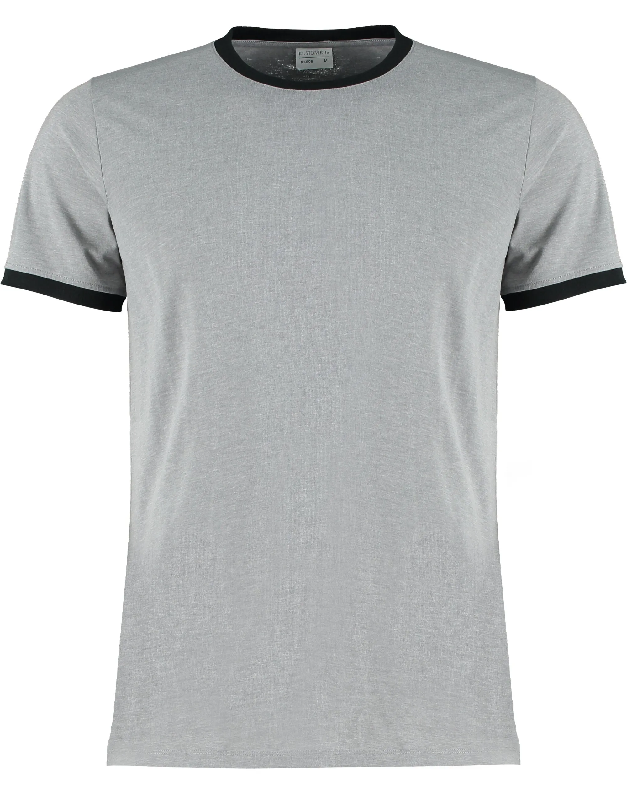 KK508 Kustom Kit Mens Fashion Fit Ringer Tee