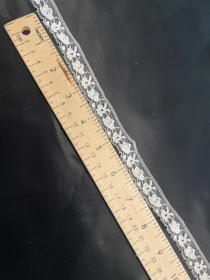 SALE 3 YD Lace Trim Flat - Off White