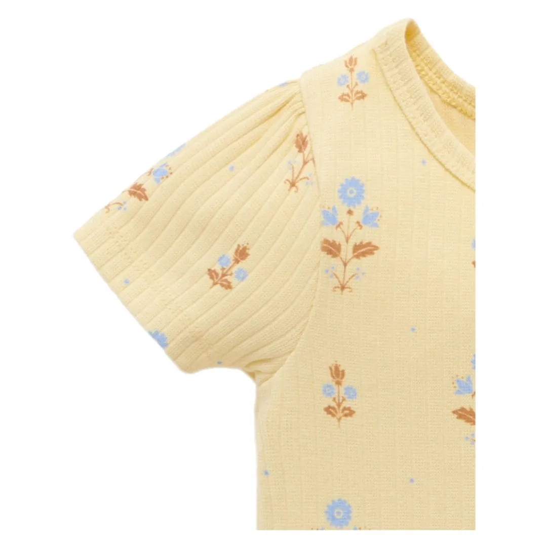 Short Sleeve Rib Tee - Block