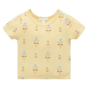 Short Sleeve Rib Tee - Block