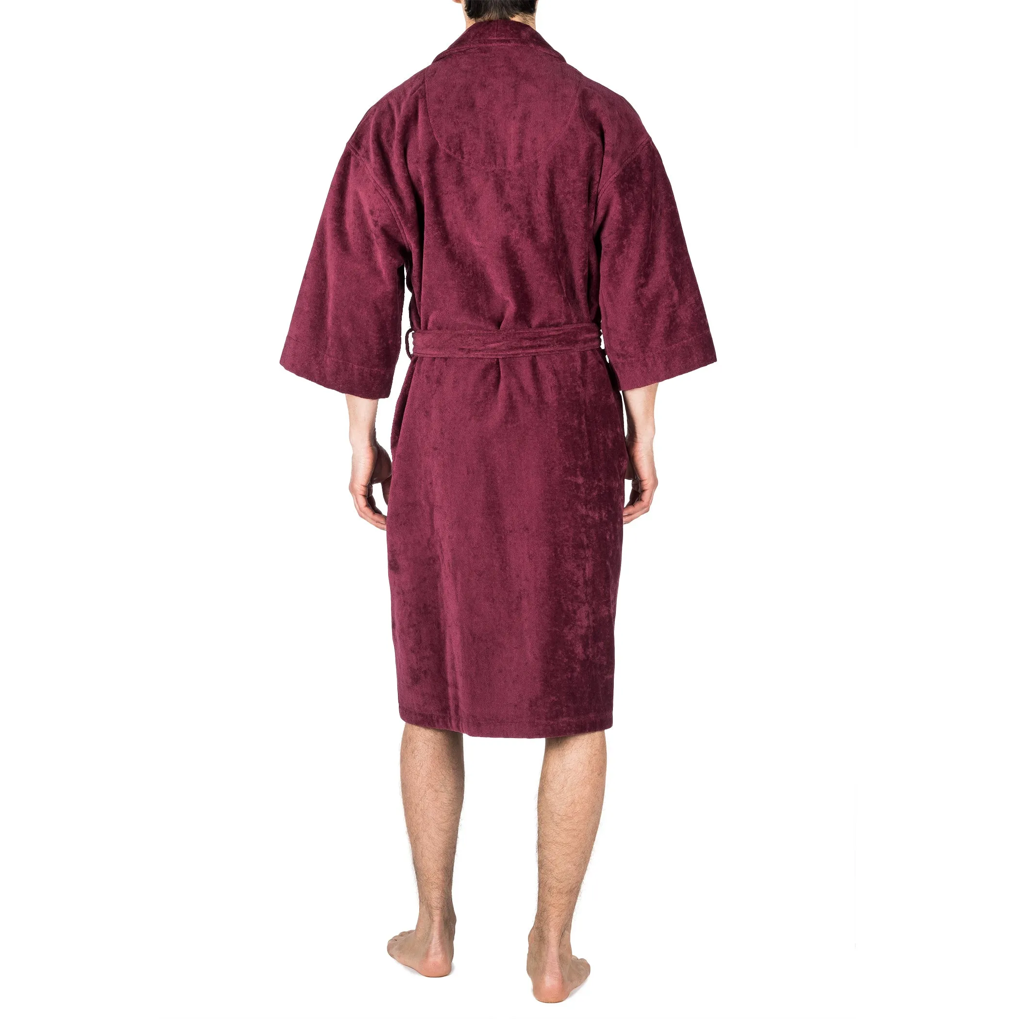 Solid Terry Velour Shawl Robe