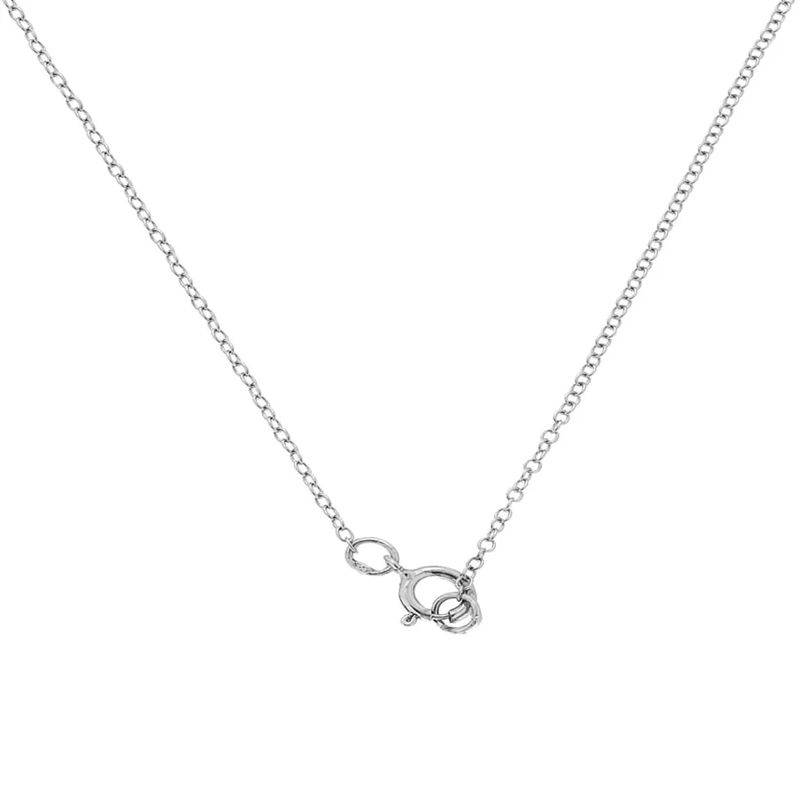Sterling Silver Clear Crystal Cross Pendant