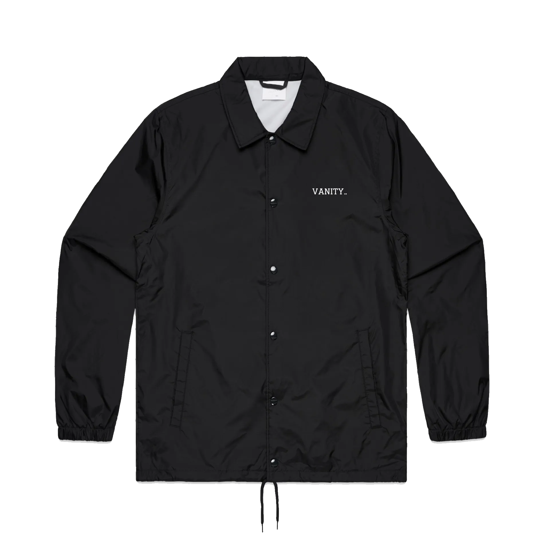 Vanity.. Unisex Coach Jacket - Black