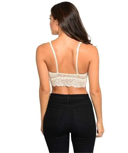 Women's Ivory Sexy Stretch fix Lingerie Bra
