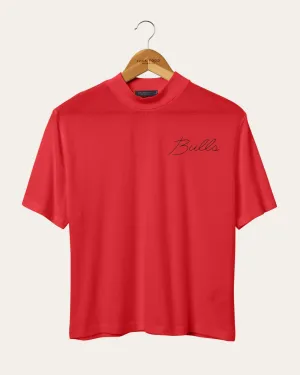 Women's NBA Chicago Bulls Mock Neck Tee